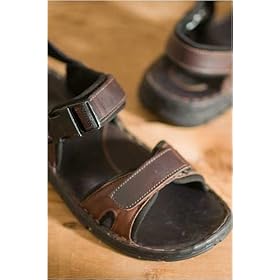 Minnetonka Mens Butte Quarter Backstrap Sandal by Minnetonka