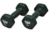 Vinyl Covered Dumbbells - 3 LB Forest Green (PAIR)