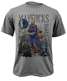 Jason Kidd Dallas Mavericks Titanium Caged Player Soft Hand Pigment-Dyed Premium T-Shirt