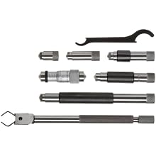 Starrett 823AZ Tubular Vernier Inside Micrometer Set, 1.5-8" Range, 0.001" Graduation, +/-0.0001" Accuracy