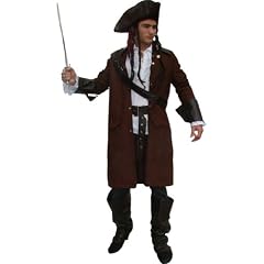 Kost�m Pirat Jack Piratenkost�m mit Hut - 5-teilig, Gr. S / M