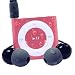 Waterfi 100% Waterproof iPod Shuffle Swim Kit with Dual Layer Waterproof/Shockproof Protection (Pink