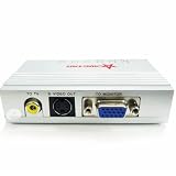 Laptop PC notebook VGA to TV HDTV Plasma TV RCA S-Video Converter Adapter Switch Box