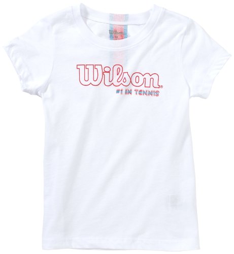 Wilson Kinder T-Shirt Sugar n Spice, white, xs, wra422601xs Preisvergleich