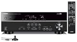 Yamaha 3D-Ready 5.1-Channel 500 Watts Digital Home Theater Audio Video Receiver with 4K pass-through, YPAO Sound Optimization, HD Audio Decoding, 17 CINEMA DSP programs, Multi Language Display, SCENE for One-Touch Start, Subwoofer Trim, Adaptive Dynamic Range Control, 40-Station Preset Tuning, Sleep Timer, Compressed Music Enhancer & Front Panel USB Digital Port to Control, Charge & Play Your iPod, iPhone or Memory Drive