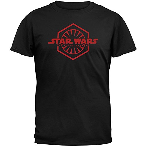 Star Wars First Order Logo Mens Black T-shirt L