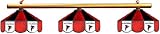 Atlanta Falcons Pool Table Light - Stained Glass Shades