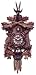 River City Clocks Eight Day Hunter's Cuckoo Clock with Hand-carved Oak Leaves, Animals, Rifles, and Buck - 20 Inches Tall - Model # 819-20