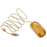 USB Optical Mouse Bamboo Style