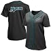 Florida Marlins Jerseys : Nike Florida Marlins Ladies Charcoal Batter Up Full Button Jerseys
