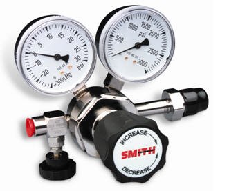 Smith High Purity Inert Gas Regulator - Series 210 Single Stage Brass