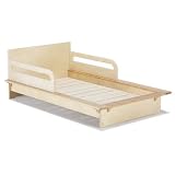Petra Toddler Bed - color: Walnut