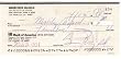 Genevieve Bujold Signed Original Check