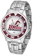 Massachusetts Minutemen Suntime Competitor Game Day Steel Band Watch - NCAA College Athletics