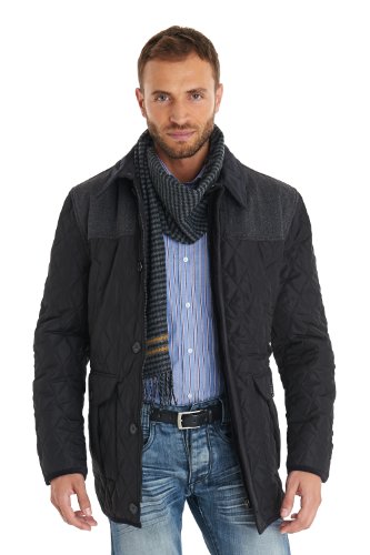 Blazer Tailored Fit Contrast Quilted Jacket with Grey Detail Bestseller