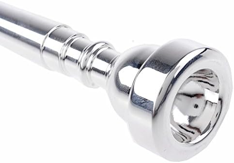 Neewer® Trumpet Mouthpiece for 5C Size Silver Plated for Trumpet Accessories for Yamaha,Bach, Conn and King Trumpet