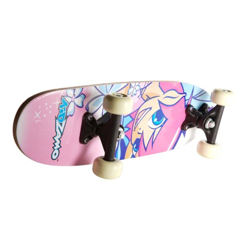 Childrens Toyshop  Toys : Kidzamo Single Kick Skateboard - Bella Pink