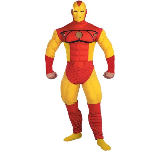  Iron Man Deluxe Muscle Teen Costume