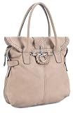 LSQ00211BG Beige Deyce 'Annie' Stylish PU Close-Out High Quality Women/Girl Fashion Designer Work School Office Lady Student Handbag Shoulder Bag Purse Totes Satchel Clutches Hobos