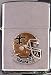 Zippo Lighter NFL New Orleans Saints, Brushed Chrome