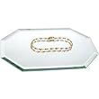 Octagon Mirror Display Jewelry Craft Hobby Showcase 4" x 6"