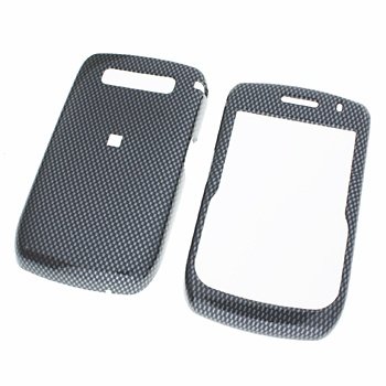 Blackberry Curve 8900 Javelin Cell Phone Carbon Fiber Protective Case Faceplate Cover + Free LiveMyLife Wristband