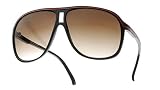 "Aoki" Retro Aviator Sunglasses [2800]