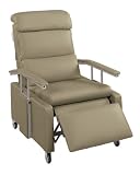 Graham Field Lumex Drop-Arm Recliners, Pillow Back, Three Positions, Meets California Technical Bulletin 133 Flammability Standards, Blue Ridge, 1/Ea, GHFFR3302427