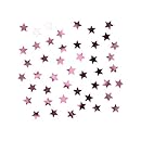 Amscan Mini Stars Confetti, 1/4 oz., Pink