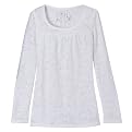 Girls' Mossimo Supply Co. Long-Sleeve Empire Tee - True White