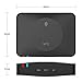 Bluetooth Audio Receiver, Oittm NFC Enabled Bluetooth 3.0 Wireless Audio Adapter 3.5mm/ RCA Stereo Output for Home Music Streaming Sound System Compatible with iPhone, Samsung and Other iOS Android Smartphones (black)