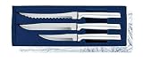 Rada Cutlery Cooking Essentials Gift Set, 3 Pc Knife Set, Made in USA, Aluminum Handles (S49)