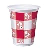 Creative Converting Red Gingham Plastic Cups, 16-Ounce, 25-Count