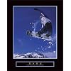 Dare Snowboard Motivational Poster Inspirational Art Print Colorado Rocky Mountains