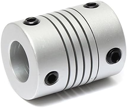 6x6.35mm CNC Stepper Motor Shaft Coupler Flexible Coupling OD 20x25mm
