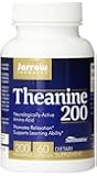 Jarrow Formulas Theanine 200, Promotes Relaxation, 200 mg, 60 Caps