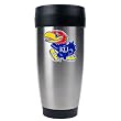 Kansas Jayhawks NCAA Travel Tumbler by Great American Products