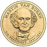 2008 Martin Van Buren Presidential $1 Coin - 8th President, 1837-1841
