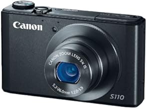 Canon PowerShot S110 12MP Digital Camera with 3-Inch LCD (Black)
