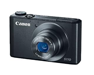Canon PowerShot S110 12.1MP Digital Camera with 5x IS Zoom (Black)