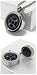 (Price/piece)316L Stainless Steel Round Compass Pendant, Silver