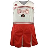 adidas Ohio State Buckeyes Scarlet Youth Two-Piece Cheerleader Dress by Football Fanatics