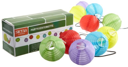 Siena Garden 734256 Solar-Partylichterkette, 10 teilig, bunt Preisvergleich