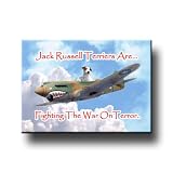 Jack Russell Terrier War On Terror Fridge Magnet