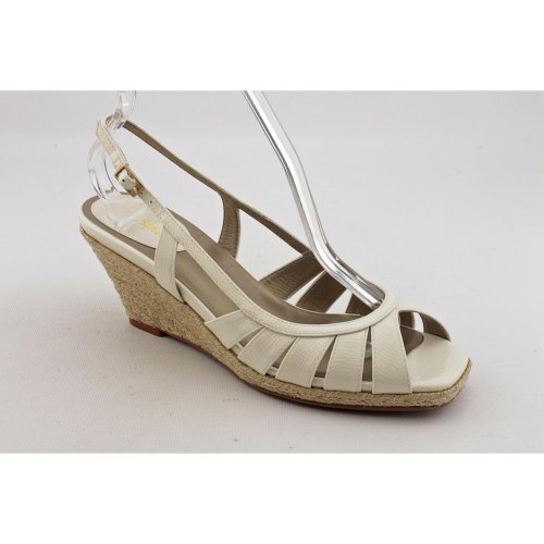 Cole Haan Sandals Cole Haan Sari Womens Size 7.5 Ivory Slingbacks Wedges Heels Shoes New/Display