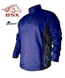 Bsx Bxrb9C 2Xl Blue With Blue Flames Welding Jacket
