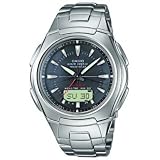 Casio WVA-430DU-1AVER Tough Wave Ceptor Radio controlled Solar power Combi Watch