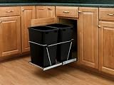 read full review Rev-A-Shelf RV-18KD-18C S Double 35 Qt. Containers - Polymer-Black