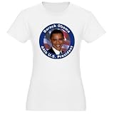 President Barack Obama (Front) Jr. Jersey T-Shirt