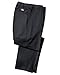 Dickies Occupational Workwear LP700BK Polyester/Cotton Relaxed Fit Men's Premium Industrial Flat Front Comfort Waist Pant with Straight Leg, Black